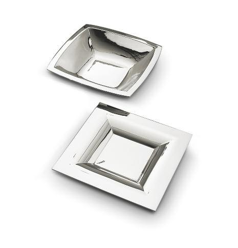 S26800/0726 vassoietto quadro portadolci spigolo contemporaneo square tray for sweets with angular edges mod. contemporaneo cm.20x20 - cod.