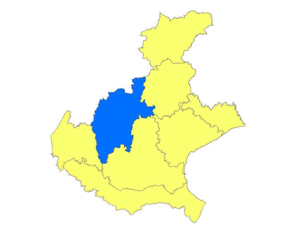 ZONA ALLERTA VeneB: ALTO BRENTA BACCHIGLIONE - - ALPONE Elaborazioni effettuate utilizzando dati pluviometrici puntuali, telerilevati da circa 3 stazioni, nel periodo 1994-217 spazializzati sull area