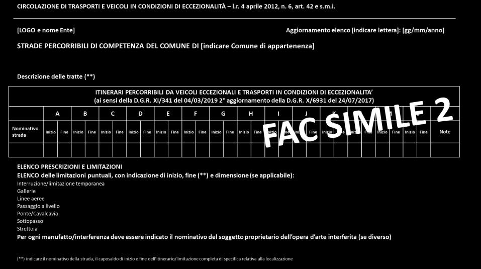 trasporti in condizioni di eccezionalità, seguendo