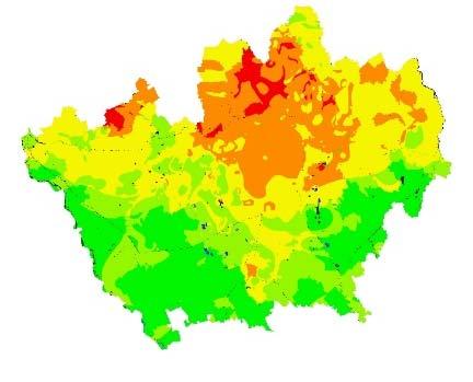 La struttura di calcolo Predittori Probabilità a posteriori Rete di monitoraggio Definisce la relazione spaziale esistente fra ogni predittore e la