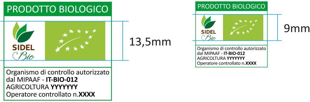 9 di 12 05 Esecutivi Grafici SIDEL S.p.A. propone diverse soluzioni grafiche per l applicazione dei riferimenti al controllo e alla certificazione.