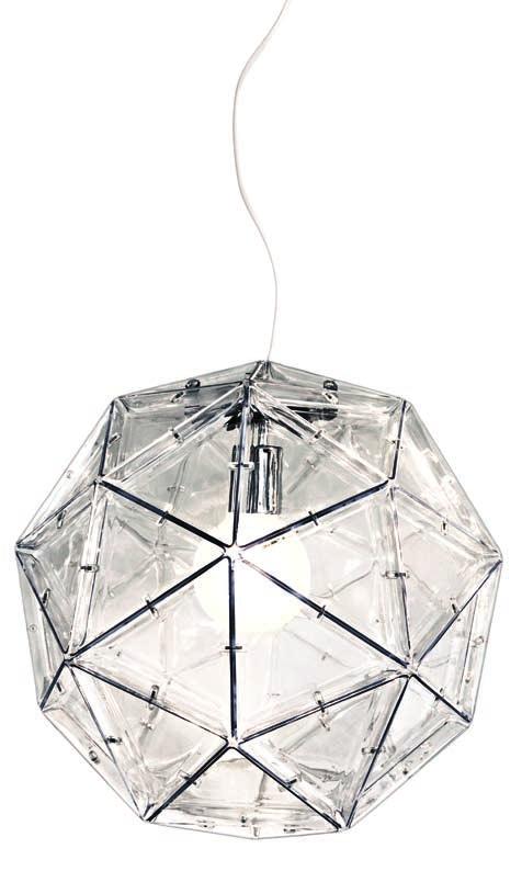 1722 50 20 50 1 x 60W G120 E27 elio martinelli, 1962-2009 Hanging lamp with diffuse light, hanging by a steel cable, frame of