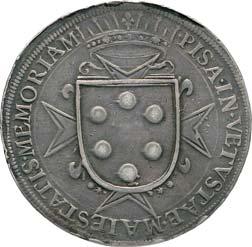 Tallero 1595 - Busto coronato a d.
