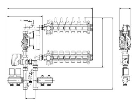 Caratteristiche tecniche attuatore climatico Attuatore Modulante 0-10 V Modulante 3punti Alimentazione 24 AC/DC 230 V AC Segnale comando 0-10 V 230 V Corsa 5,5 mm 5,5 mm Tempo di corsa 34 s 150 s