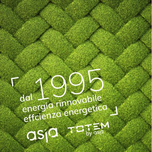 PLAYER NELLE RINNOVABILI Il Gruppo Asja dal 1995 è leader nella produzione di energia da fonti rinnovabili e nella riduzione delle emissioni dei gas responsabili dei cambiamenti climatici.