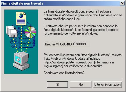 C Dopo il riavvio del computer, l'installazione del driver Brother viene avviata automaticamente. Seguire le istruzioni sullo schermo.