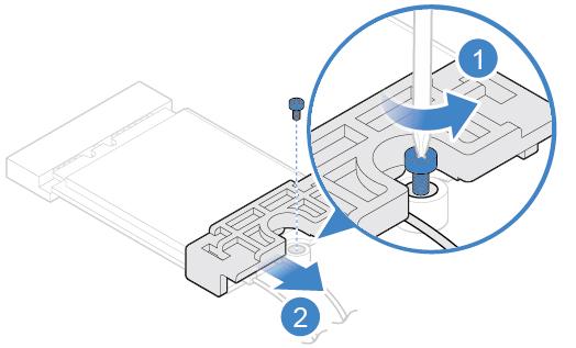 Figura 35. Rimozione dello schermo della scheda Wi-Fi Figura 36.