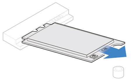 Figura 41. Rimozione dello schermo della scheda Wi-Fi Figura 42.