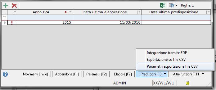 CAPITOLO 3 : Predisposizione file per EDF Procedere con la predisposizione del file per trasferimento a