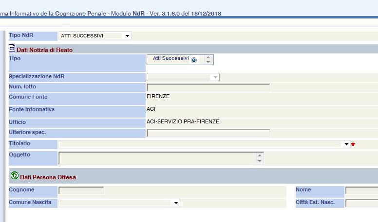 PORTALE NOTIZIE DI REATO Fonte Portale NDR.