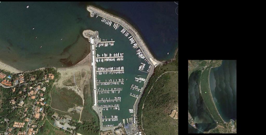 Marina di Cala Galera Nasce negli anni 70 in una baia ai piedi del poggio «Pertuso», con