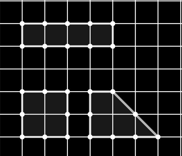 Le figure che hai rappresentato hanno la stessa area