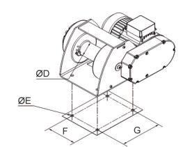 CARATTERISTICHE SPECIFICATION MOTORBOX is an electric winch designed for simple lifting and pulling operations, the ideal solution to replace a manual winch.