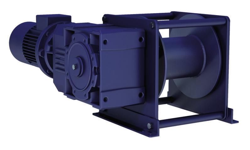 TIPO A per trazione e sollevamento A TYPE for lifting and pulling operation CARATTERISTICHE SPECIFICATION A comprehensive range of electric wire rope winches developed for heavy duty pulling and