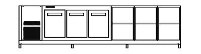 H 102 BANCO BAR TN CON VANO TECNICO SENZA PIANO PREMIUM - PRECONFIGURATO - Mantello RV - Ventilata - Mantello RV - Ventilata TBLM3P85MB006 TBLN3P85MB006 4.610 4.560 TBLM3P86MB006 TBLN3P86MB006 4.