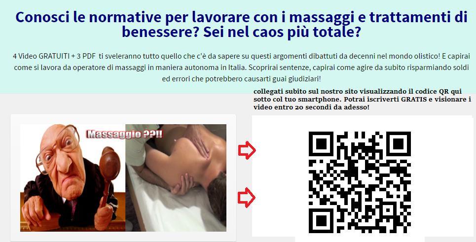 Fai una prova: stampa questa sola pagina, scarica un app gratuita se hai uno smartphone e visualizzalo. Finirai sulla nostra squeeze page dove offriamo 4 video gratuiti.