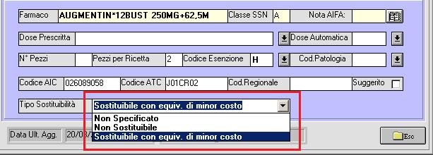 >> Come stampare su ricetta SSN il nome commerciale + dicitura FARMACO NON SOSTITUIBILE + relativa motivazione Per stampare sulla ricetta ottica accanto al nome del principio attivo il nome