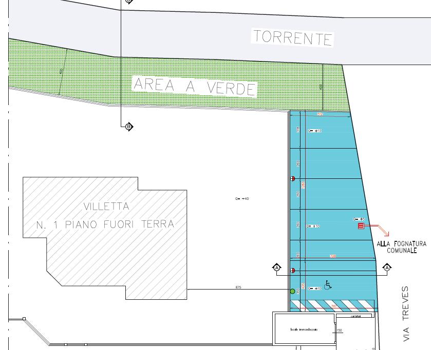 2017_05_05_046_Via_Isolino_Treves_PA-R11 /Pag. 6 a 9 Dettaglio Estratto dalla Tavola n. 7 - Planimetria Ampliamento Nuovo Parcheggio in Cessione Interno alla fascia di rispetto dei 10 metri!