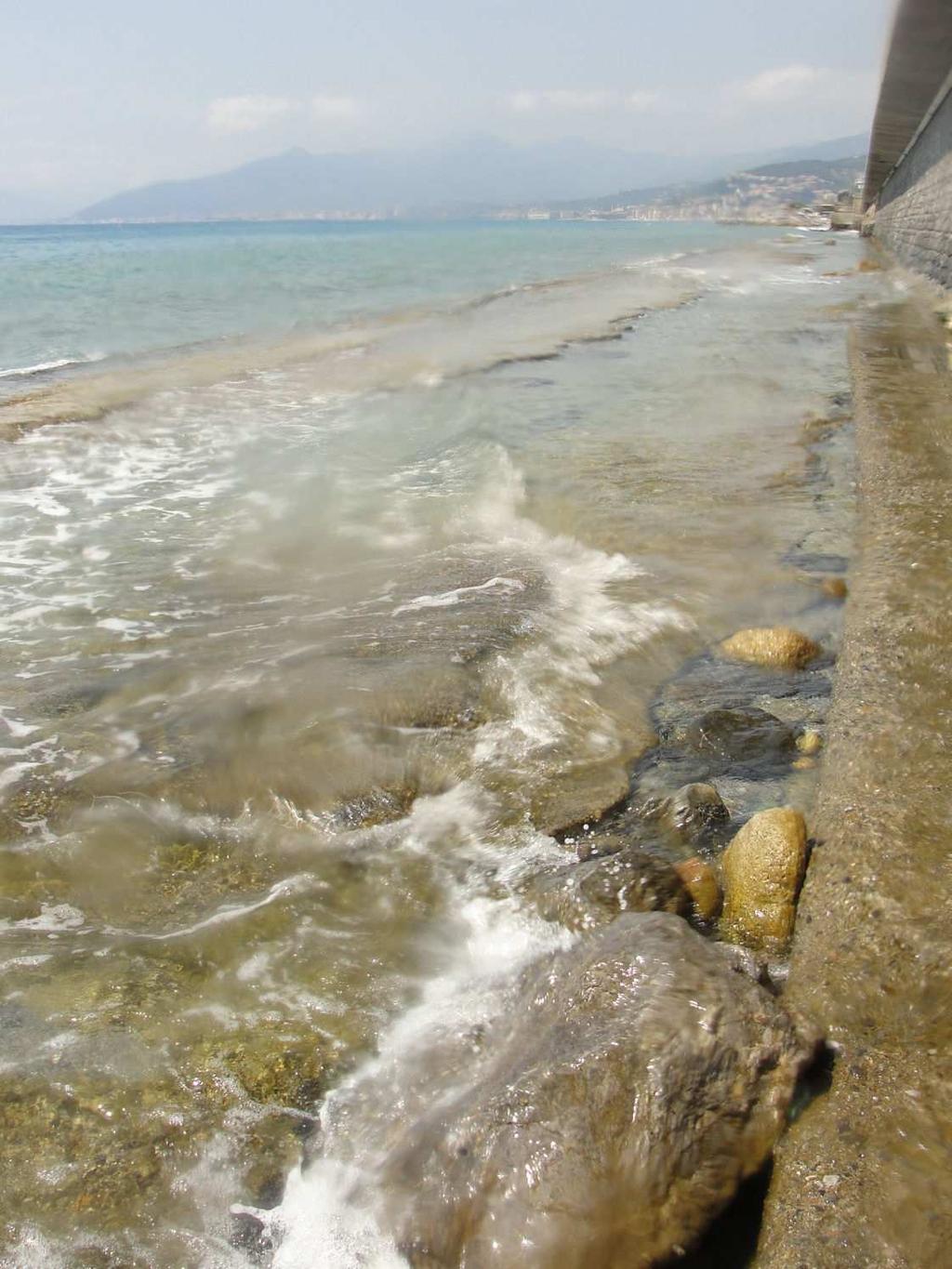 espresse per i tratti di scogliera; in particolare la parte sommitale delle beach-rock risulta particolarmente favorevole alla formazione di pozze di scogliera mentre i fenomeni di