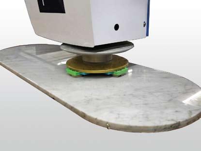 achieve polished and brushed surfaces using RADIAL ARM MACHINES - Resin diamond and Sintered abrasives, Diamond and Silicon Carbide Brushes, Rubbers to achieve polished and brushed surfaces on