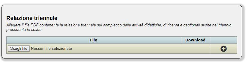 Compilazione di una nuova istanza L istanza è suddivisa in più sezioni qui di seguito elencate.