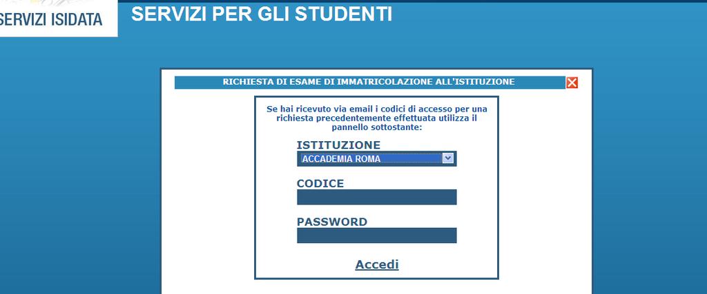 ACCADEMIA ROMA Una volta scelta