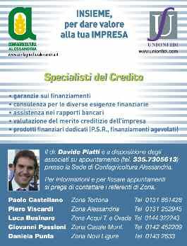 le 99 Tortona Rivanazzano vendesi terreno, eventuale irrigazione in zona, per attività produttive di nuovo impianto m 2 20.000. Tel. 010 877160 oppure 334 3030000 (ore serali).