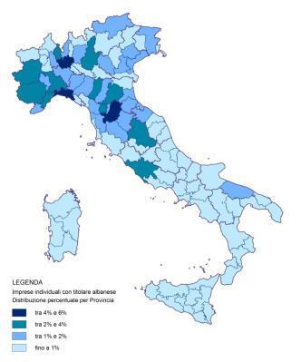 54 2018 - Rapporto comunità senegalese in Italia della comunità in esame è aumentato del 5,3%, passando dalle 1.602 del 2016 alle 1.