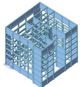 fabbricato e determinazione del livello di sicurezza sismica; progetto delle riparazioni delle travi e dei nodi