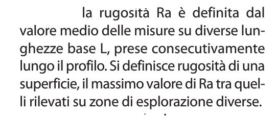 RUGOSITÀ