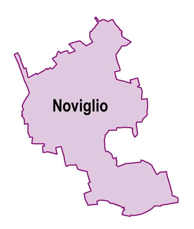 Posto a sud-ovest, fra il Naviglio Grande ed il Naviglio Pavese, lambito dall autostrada A7 per Genova, è formato da diversi nuclei abitati su un territorio abbastanza esteso, pari a 15,6 kmq.