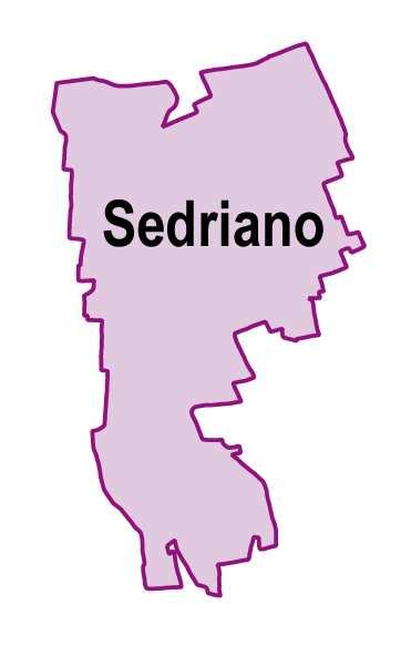 Sedriano Situato lungo l asse Milano-Novara è attraversato dall omonima ferrovia e dall autostrada A4 per Torino, questo Comune, di dimensione territoriale media kmq.