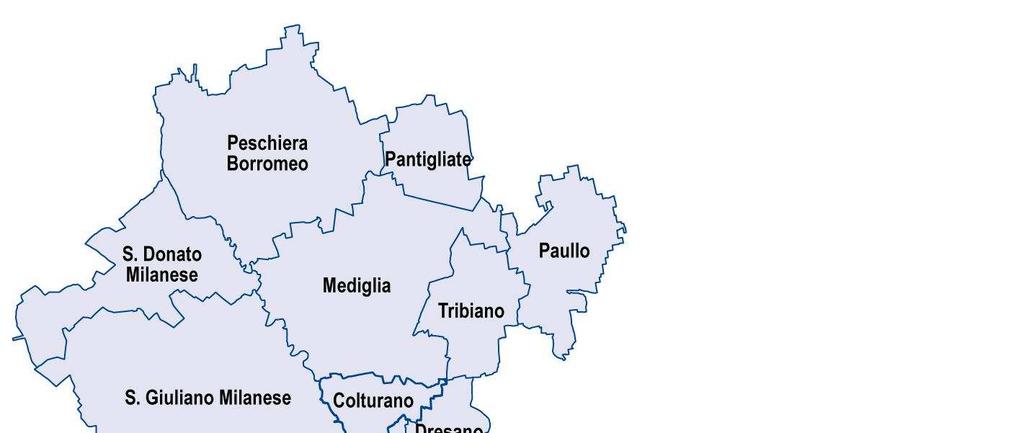 La zona omogenea del Sud Est è composta da 15 comuni. Ha una popolazione inferiore rispetto alle altre zone omogenee, solo il 5,44%, mentre la superficie è l 11,41% del totale.