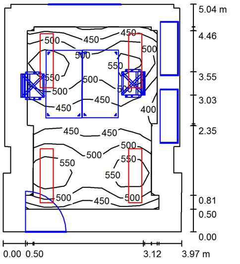 C5017NU4019 Calcoli Illuminotecnici Ufficio Doppio Edificio C49_ Ufficio Doppio / Riepilogo Il sistema informatico prevede la firma elettronica pertanto l'indicazione delle strutture e dei nominativi