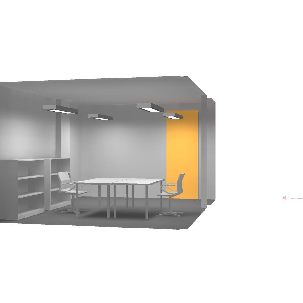 C5017NU4019 Calcoli Illuminotecnici Ufficio Doppio Edificio C49_ Ufficio Doppio / Rendering 3D Il sistema informatico prevede la firma elettronica pertanto l'indicazione delle