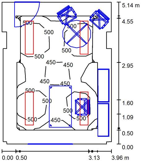 C5017NU4019 Calcoli Illuminotecnici_Ufficio Singolo Edificio C49_ Ufficio Singolo / Riepilogo Il sistema informatico prevede la firma elettronica pertanto l'indicazione delle strutture e dei