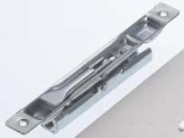 Catenaccio a leva per serramenti in metallo ad azione singola Single action flush bolt for metal doors Hebel Riegel fuer Metall-Tuer einz.