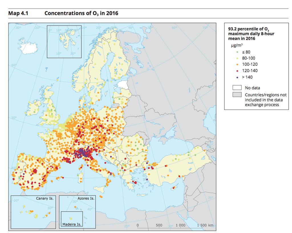 Qualità dell aria in Europa