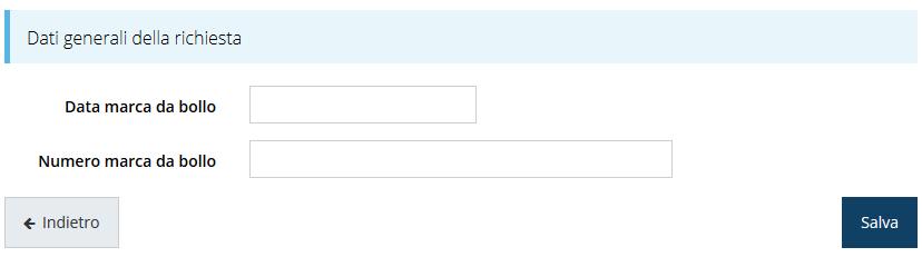 3.5 Elenco sezioni Nei paragrafi che seguono illustriamo le varie sezioni da compilare per poter completare e inviare la richiesta di contributo: saranno mostrate le varie schermate ed il contenuto