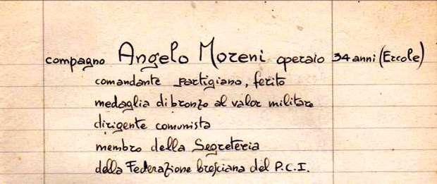 Isaia Mensi p. 40 Angelo Moreni Non è arrivato dall inferno o da chissà dove quel Franco Gnutti. Come tutte le mattine da Brescia si sta portando presso la sua azienda, la S. & A.