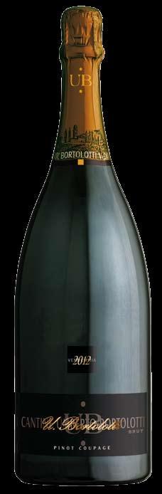 BRUT METODO CHARMAT LUNGO CHARDONNAY 2015 PINOT 2012 Da una tradizione aziendale di oltre 40 anni derivano due vini spumanti di qualità Brut millesimati.