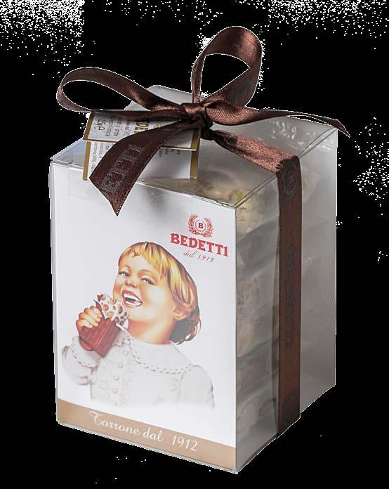 WHITE WITH ALMONDS AND PISTACHIOS 25G, SOFT CHOCOLATE WITH HAZELNUTS 30G - GIFT BOX CODICE /