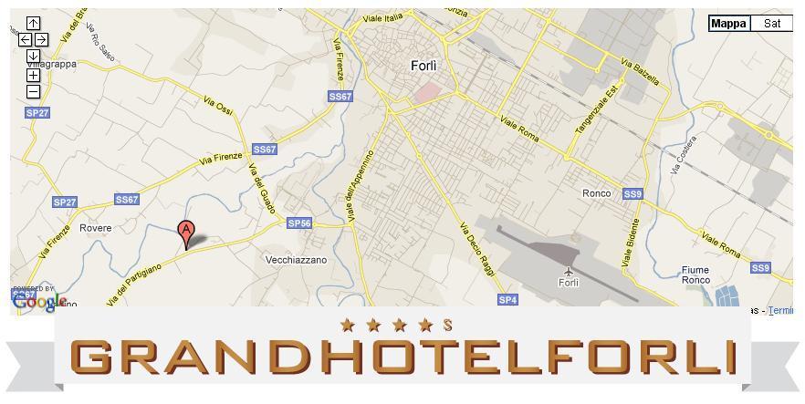 Via Del Partigiano 12 bis 47121 Forlì +39/0543/479586 info@grandhotelforli.com www.grandhotelforli.com COME ARRIVARE.