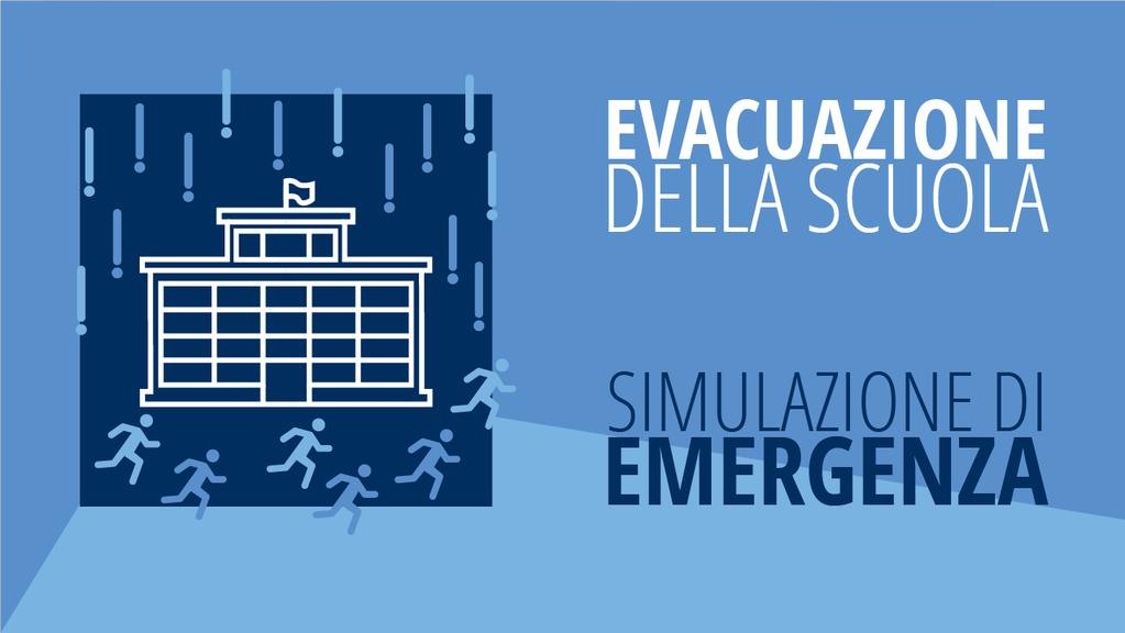 Anche gli studenti, in caso di evacuazione della scuola, devono collaborare.