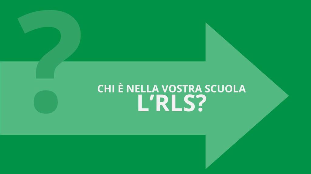 Provate a chiedere e scoprire chi è nella vostra scuola il Rappresentante dei Lavoratori per la Sicurezza;