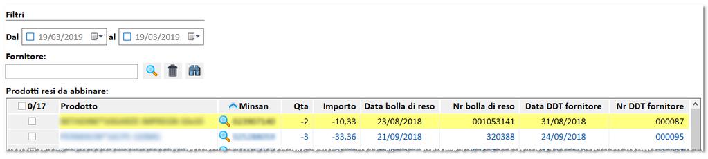 Fatturazione Elettronica Riconciliazione Bolle di Reso e Nota di Credito (automatica)