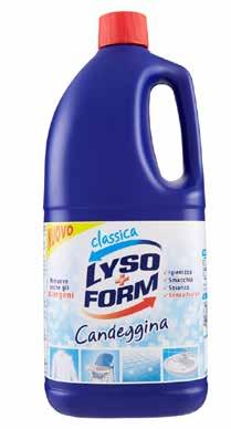 Candeggina LYSOFORM classic, floreale, pino 2,5 lt