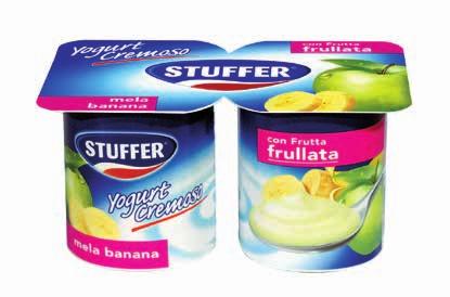 Yogurt STUFFER vari gusti 2x125 g (al kg 2,76)