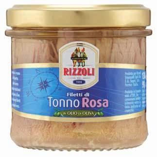 Filetti di tonno in olio di oliva RIZZOLI 130 g (al kg