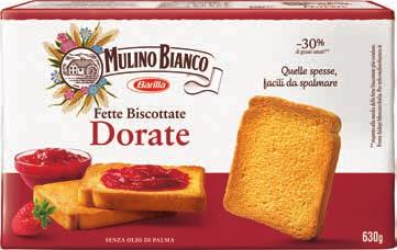 1,75 Fette biscottate MULINO BIANCO Dorate 630 g (al